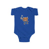 Badminton Player Cow Shortsleeve Infant Bodysuit