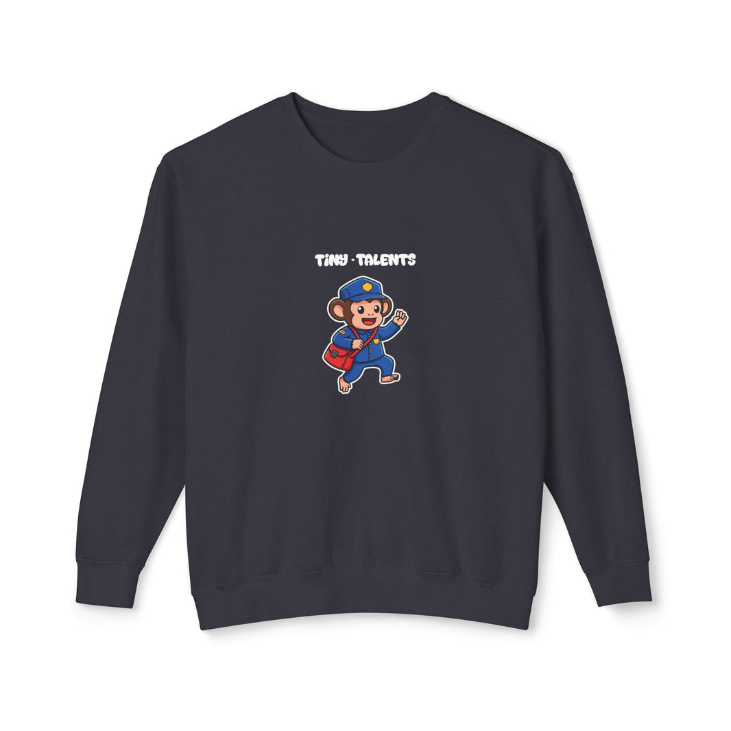 Mailman Chimpanzee Adult Sweatshirt (Unisex)