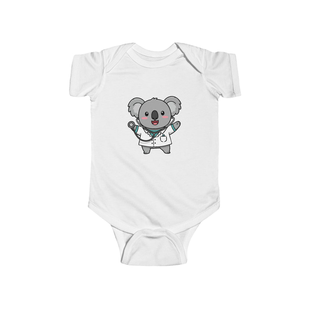 Doctor Koala Shortsleeve Infant Bodysuit