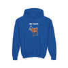Badminton Player Cow Youth Hoodie