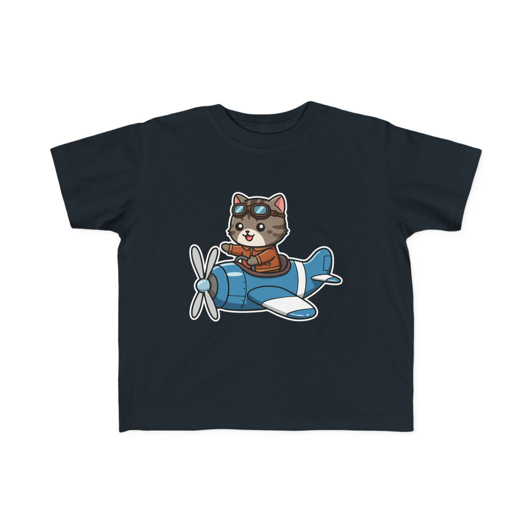 Pilot Cat Toddler T-Shirt