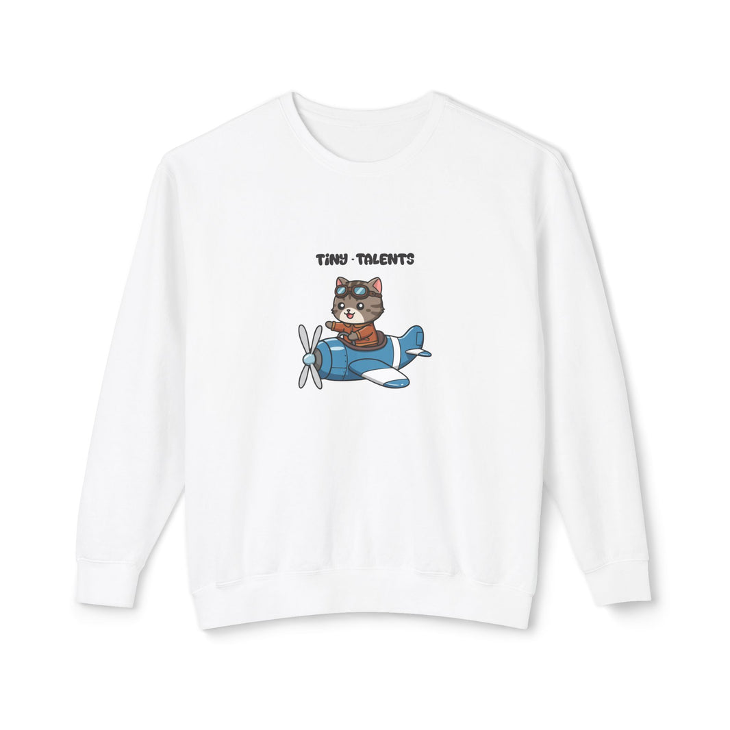 Pilot Cat Adult Sweatshirt (Unisex)