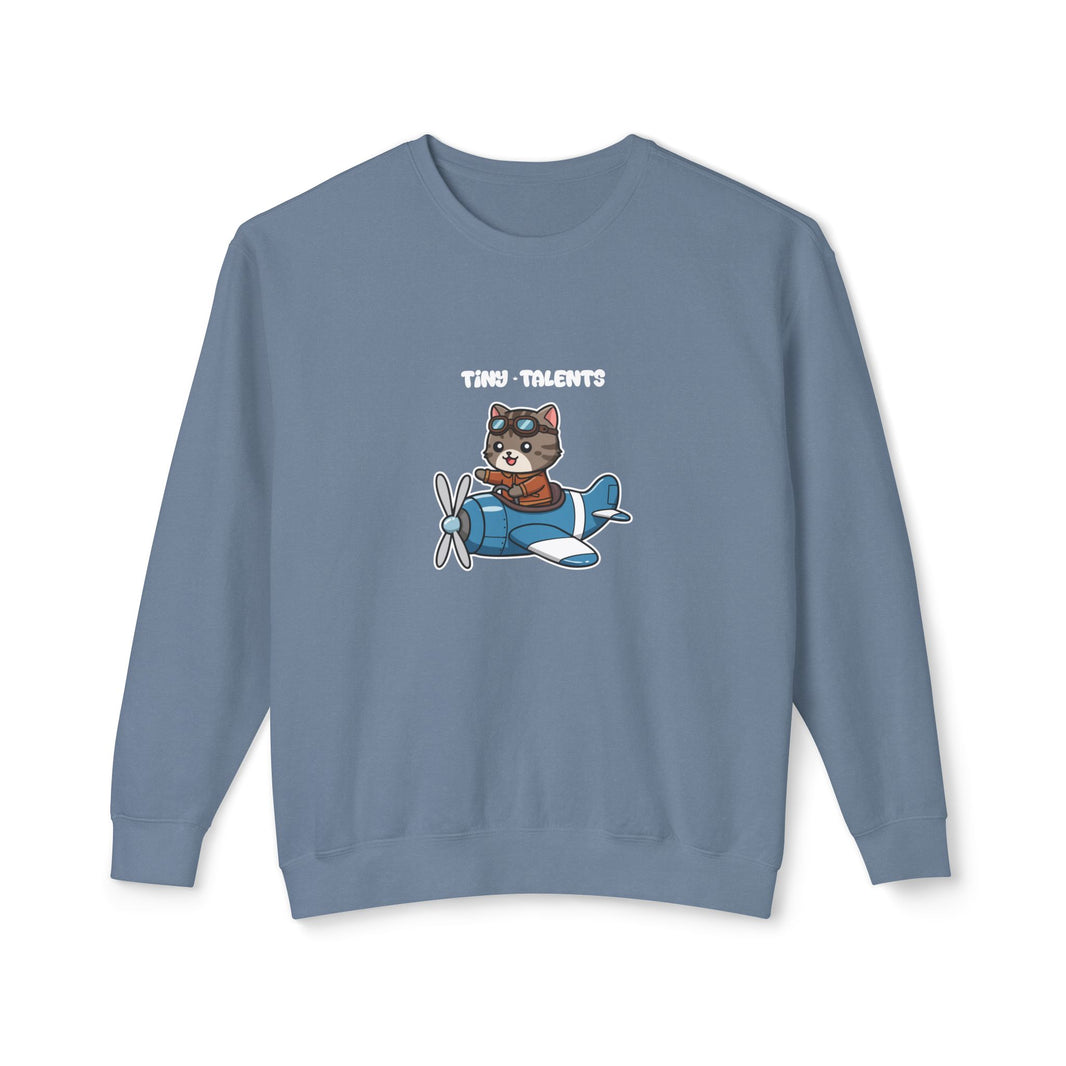 Pilot Cat Adult Sweatshirt (Unisex)