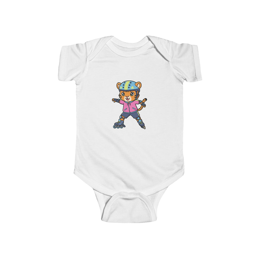 Rollerblader Tiger Shortsleeve Infant Bodysuit