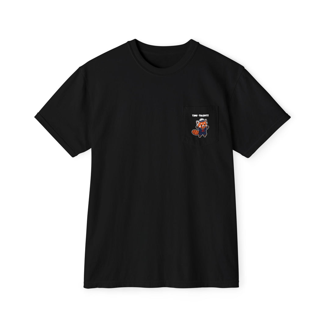Sailor Red Panda Adult Pocket T-Shirt (Unisex)