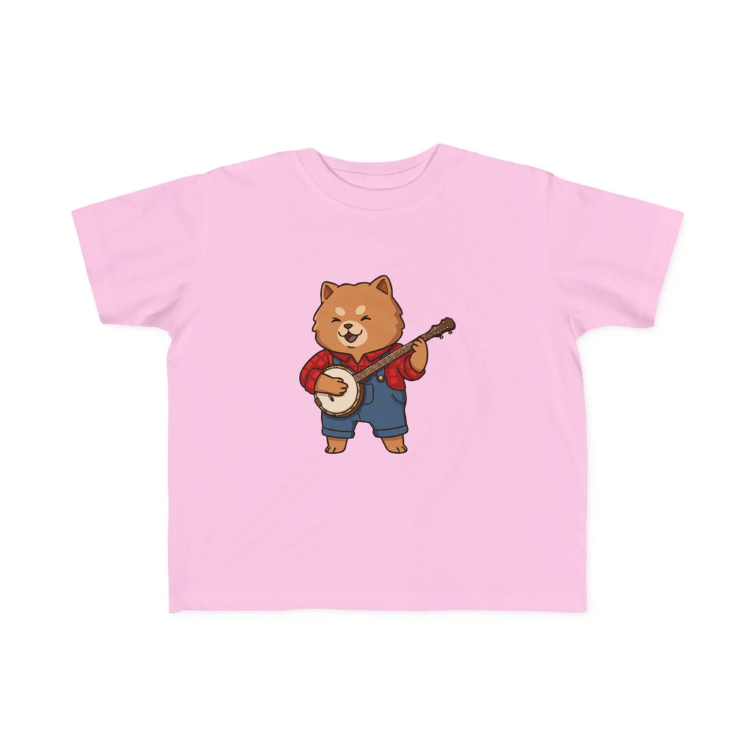 Banjo Player Dog Toddler T-Shirt