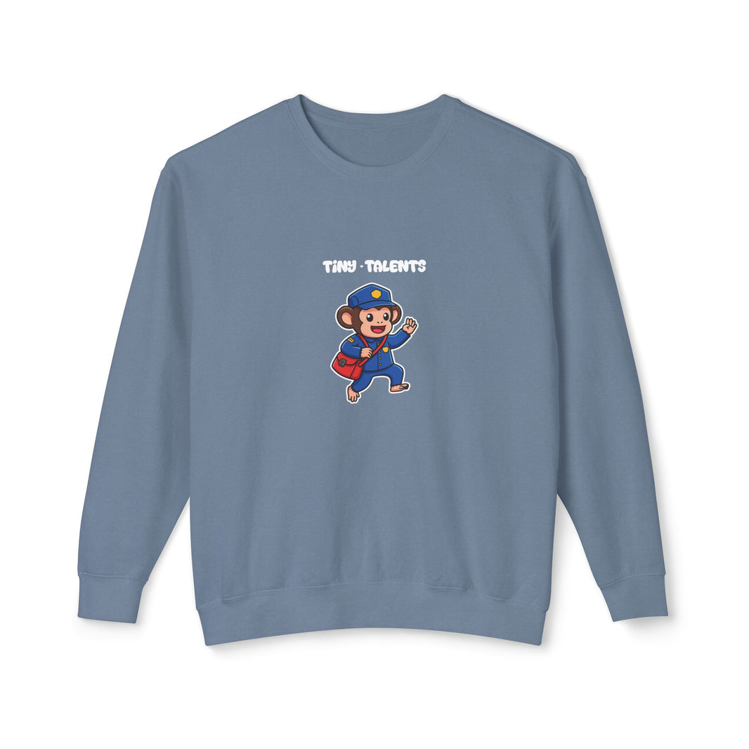 Mailman Chimpanzee Adult Sweatshirt (Unisex)