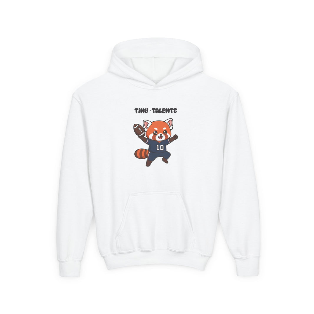 Football Player Red Panda Youth Hoodie