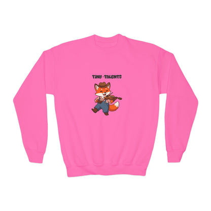 Fiddle Player Fox Youth Sweatshirt