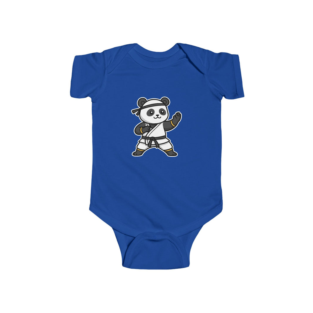 Karate Panda Shortsleeve Infant Bodysuit