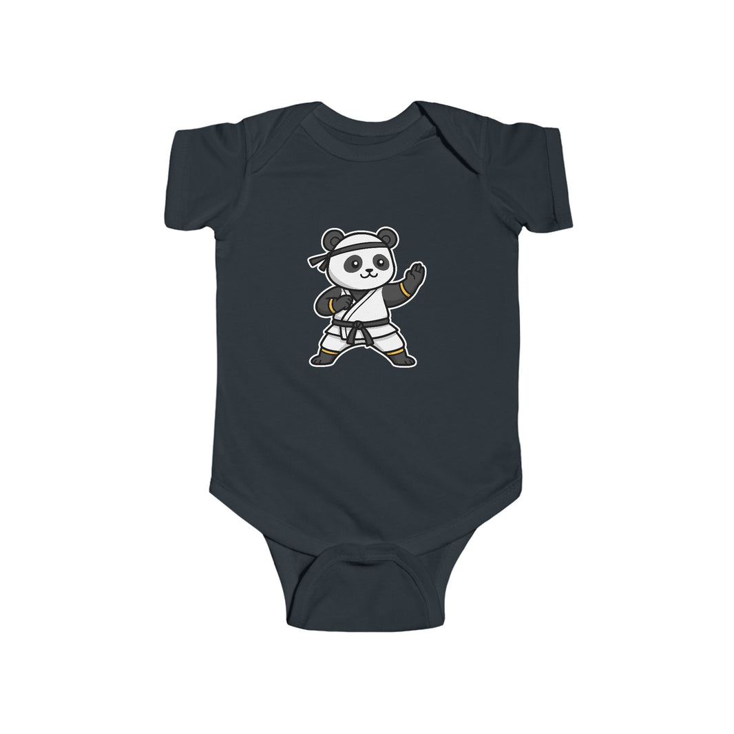 Karate Panda Shortsleeve Infant Bodysuit