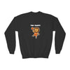 Basketball Player Lion Youth Sweatshirt