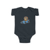 Racecar Driver Lion Shortsleeve Infant Bodysuit