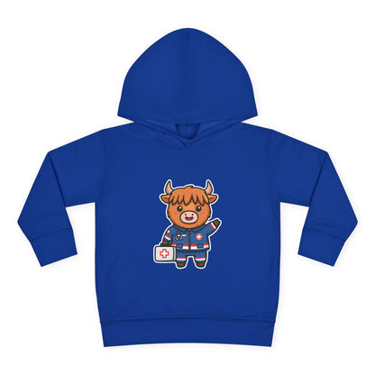 Paramedic Cow Toddler Hoodie