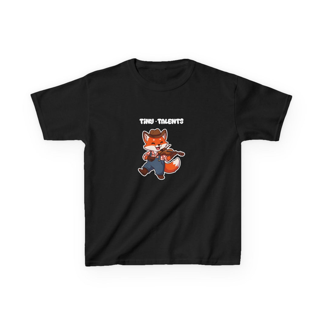 Fiddle Player Fox Youth T-Shirt