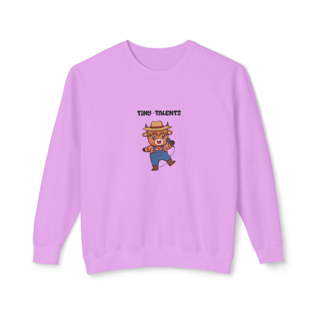 Singer Cow Adult Sweatshirt (Unisex)