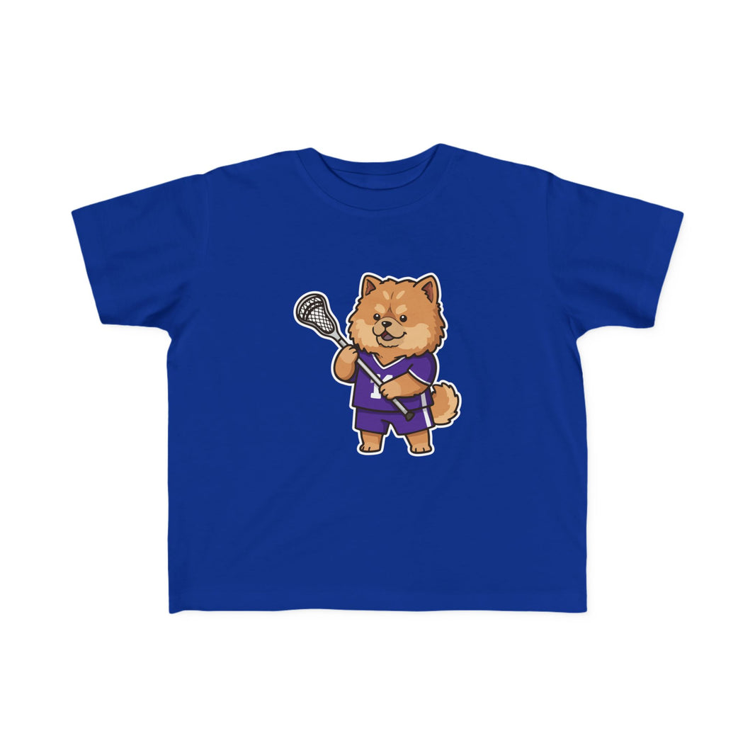 Lacrosse Player Dog Toddler T-Shirt