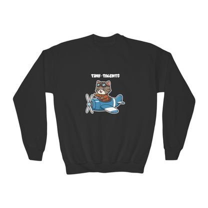 Pilot Cat Youth Sweatshirt
