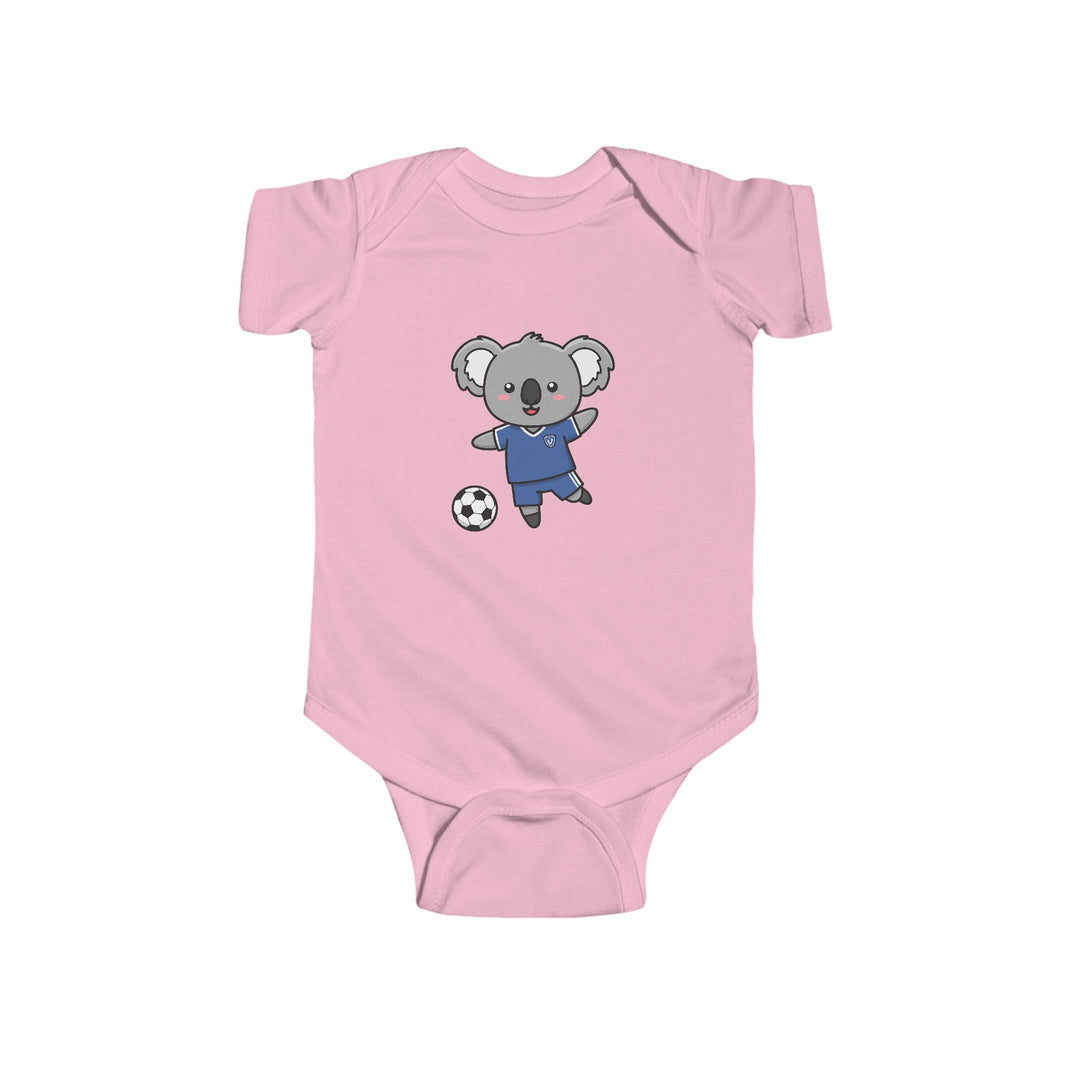 Soccer Player Koala Shortsleeve Infant Bodysuit
