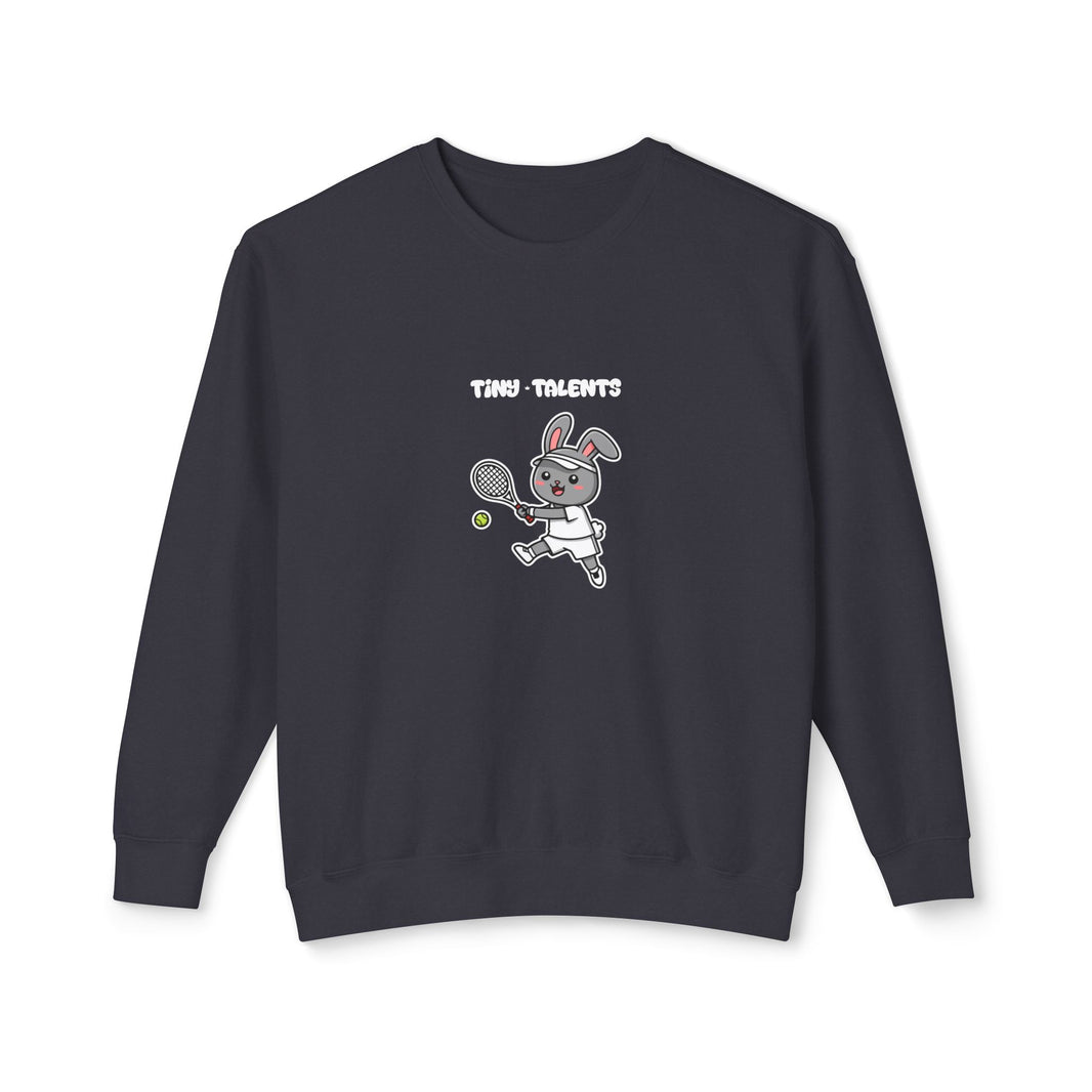 Tennis Player Bunny Adult Sweatshirt (Unisex)