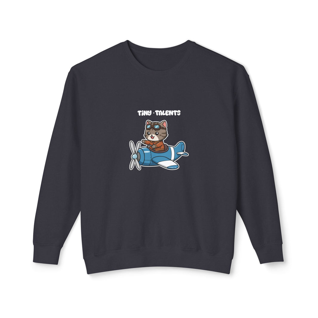 Pilot Cat Adult Sweatshirt (Unisex)
