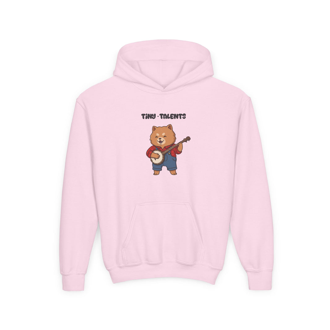 Banjo Player Dog Youth Hoodie