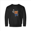Badminton Player Cow Toddler Sweatshirt
