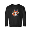 Baseball Player Fox Toddler Sweatshirt