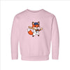 Baseball Player Fox Toddler Sweatshirt