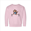Gymnast Chimpanzee Toddler Sweatshirt