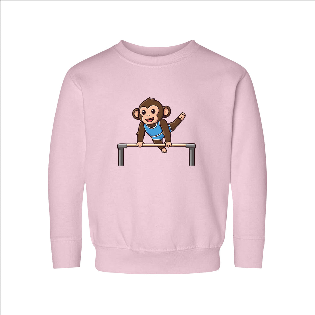 Gymnast Chimpanzee Toddler Sweatshirt