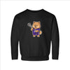 Lacrosse Player Dog Toddler Sweatshirt