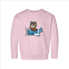 Pilot Cat Toddler Sweatshirt