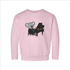 Piano Player Koala Toddler Sweatshirt