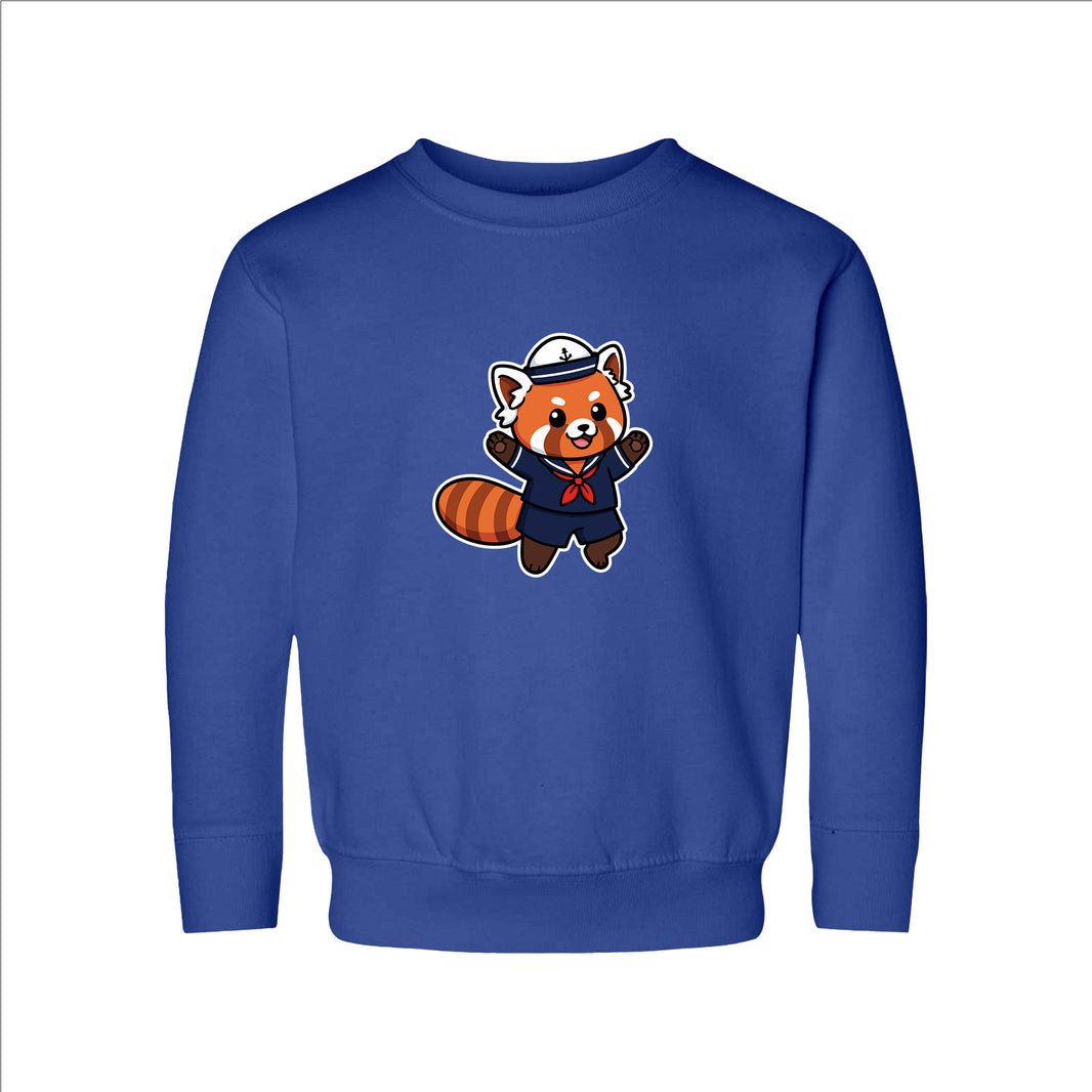 Sailor Red Panda Toddler Sweatshirt