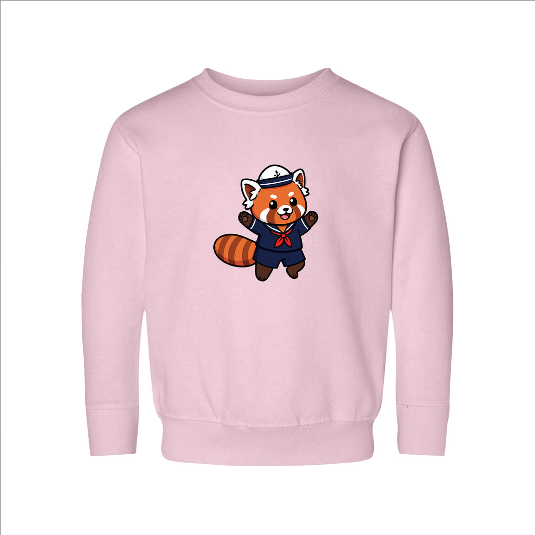 Sailor Red Panda Toddler Sweatshirt