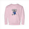 Soccer Player Koala Toddler Sweatshirt