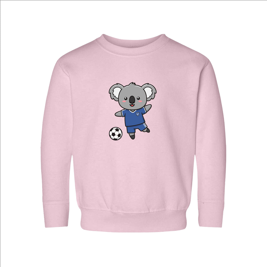 Soccer Player Koala Toddler Sweatshirt